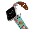 Sliced Watermelon Leather Apple Watch Band Apple Watch Band - Leather C4 BELTS