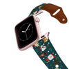 Santa Paws Leather Apple Watch Band Apple Watch Band - Leather C4 BELTS