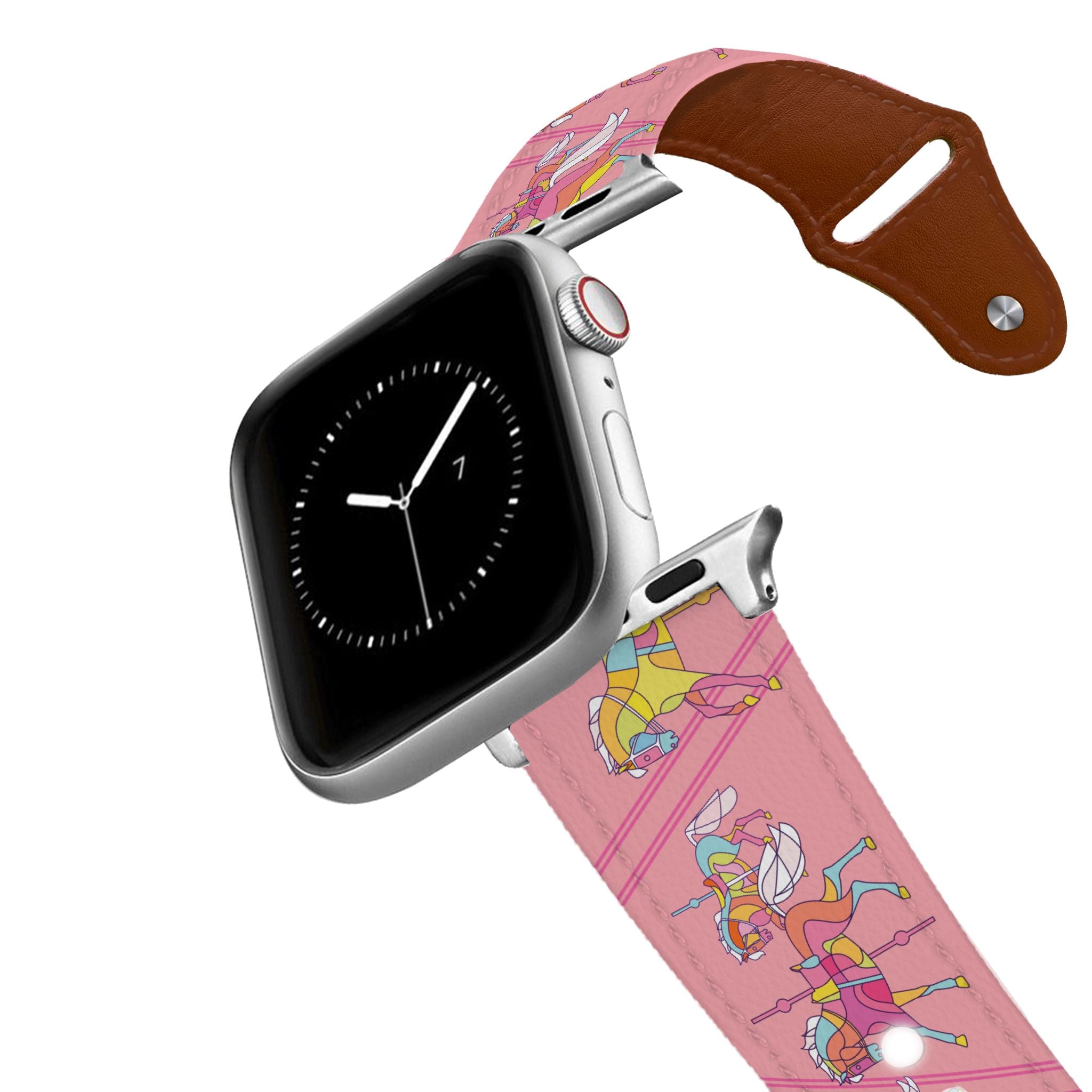 Horse on the L O O S E - Carousel Leather Apple Watch Band Apple Watch Band - Leather C4 BELTS